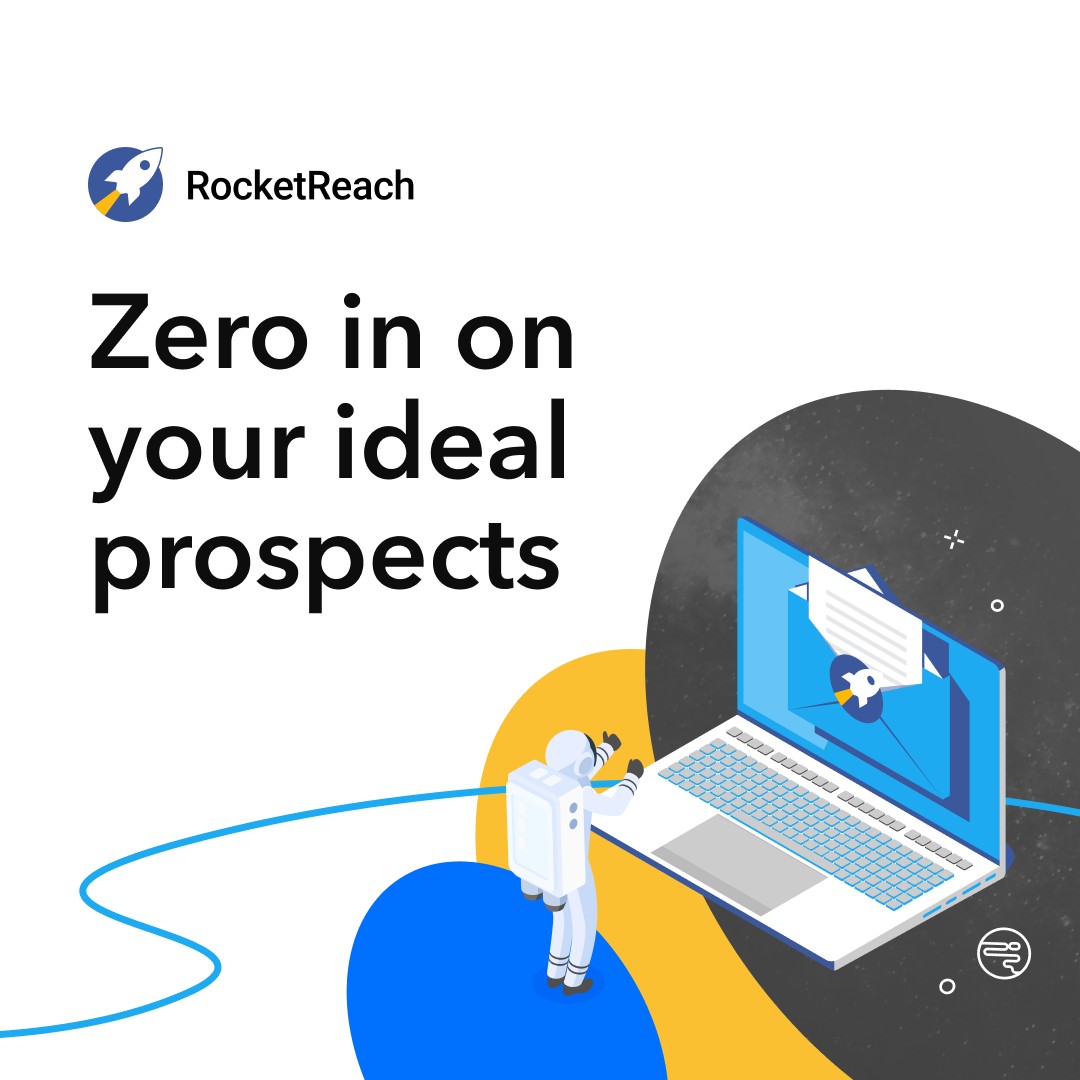 RocketReach is a reliable and efficient email lookup tool that helps you find anyone's contact information quickly and accurately.